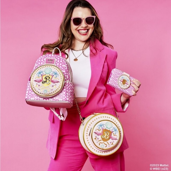 ?RETIRED? Exclusive Loungefly Barbie The Movie Allover Print Backpack main image 6